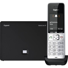Gigaset BasicLine IP + COMFORT 500HX Telefono DECT Identificatore di chiamata Nero, Argento