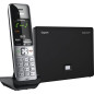 Gigaset BasicLine IP + COMFORT 500HX Telefono DECT Identificatore di chiamata Nero, Argento