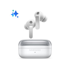 Samsung Galaxy Buds4 Pro, White, Corpo in metallo, Altoparlante a 2 vie e doppio amplificatore, Chiamate cristalline, Audio a