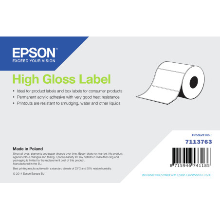 Epson High Gloss Label Etichetta per stampante autoadesiva