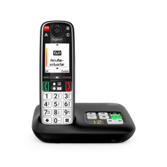 Gigaset EASY 500A Telefono analogico/DECT Identificatore di chiamata Nero, Argento