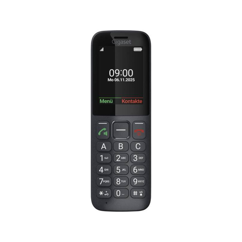 Gigaset Comfort 600 SIM 6,1 cm (2.4") 118 g Nero, Grigio Gigaset Comfort 600 SIM 6,1 cm (2.4") 118 g Nero, Grigio