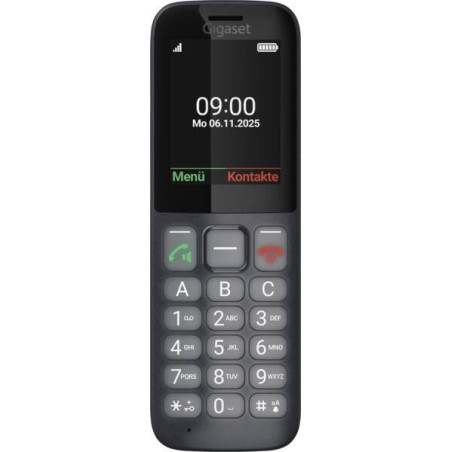 Gigaset Comfort 600 SIM 6,1 cm (2.4") 118 g Nero, Grigio