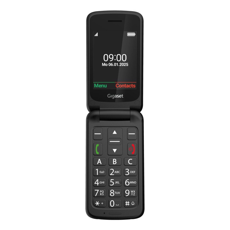 Gigaset GL595 7,11 cm (2.8") 114 g Nero Telefono per anziani