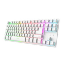 Trust GXT 831W tastiera Gaming Wireless a RF + USB AZERTY Italiano Bianco