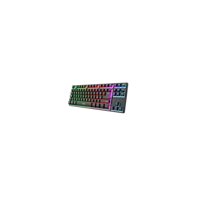 Trust GXT 831 tastiera Gaming Wireless a RF + USB AZERTY Italiano Nero Trust GXT 831 tastiera Gaming Wireless a RF + USB AZERTY Italiano Nero