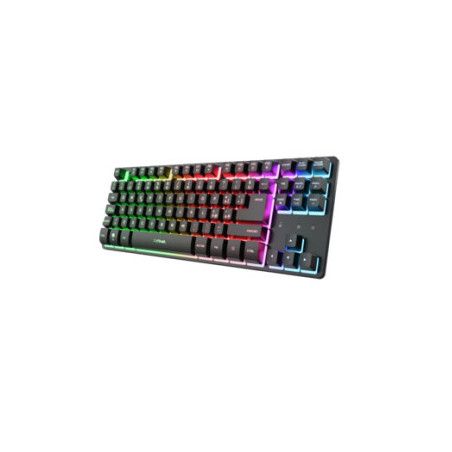 Trust GXT 831 tastiera Gaming Wireless a RF + USB AZERTY Italiano Nero