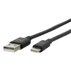 Mobilis 020013 cavo USB 1 m USB A USB C 0,48 Gbit/s 10 W Nero