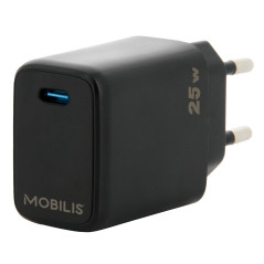 Mobilis 001380 Caricabatterie per dispositivi mobili Universale Nero AC Ricarica rapida Interno