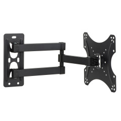 LINK Braccio A Muro Allungabile Con 3 Snodi Per Tv Led Lcd Da 14 A 43" Fino A 18Kg E Vesa 200X200