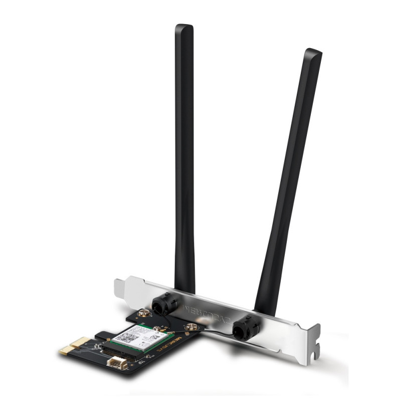 Mercusys MA80XE scheda di rete e adattatore Interno WLAN / Bluetooth 3000 Mbit/s Mercusys MA80XE scheda di rete e adattatore Interno WLAN / Bluetooth 3000 Mbit/s