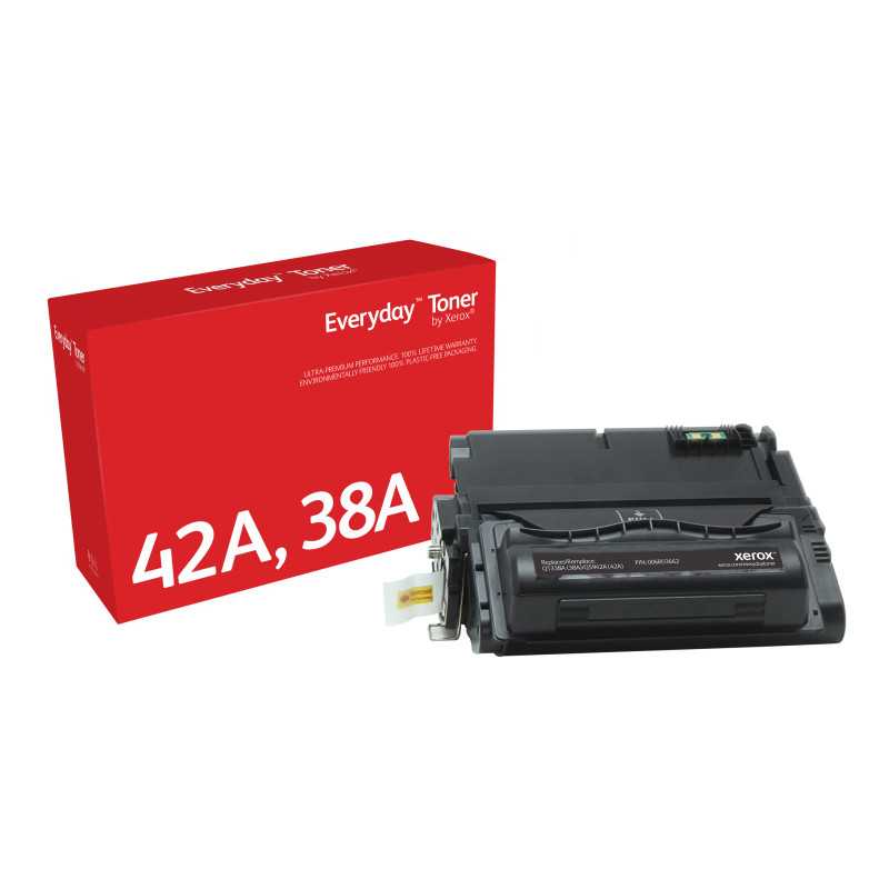 Everyday Toner ™ di Xerox Nero compatibile con HP 38A (Q5942A/ Q1338A), Capacità standard 006R03662