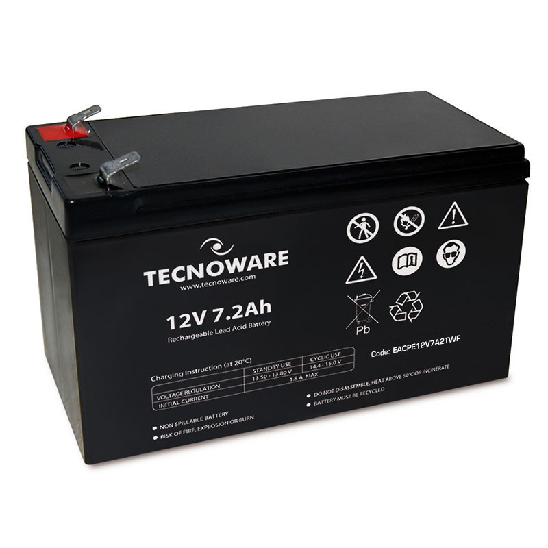 Tecnoware EACPE12V7A2TWP batteria UPS Polimero 12 V 7,2 Ah Tecnoware EACPE12V7A2TWP batteria UPS Polimero 12 V 7,2 Ah