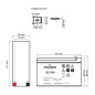 Tecnoware EACPE12V7A2TWP batteria UPS Polimero 12 V 7,2 Ah Tecnoware EACPE12V7A2TWP batteria UPS Polimero 12 V 7,2 Ah
