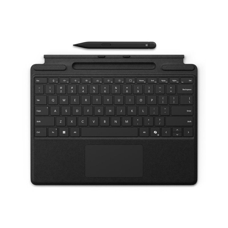Microsoft Surface Pro Keyboard with Slim Pen for Business QWERTY Inglese Microsoft Cover port Nero Microsoft Surface Pro Keyboard with Slim Pen for Business QWERTY Inglese Microsoft Cover port Nero
