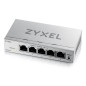 Zyxel GS1200-5V3 Gestito L2 Gigabit Ethernet (10/100/1000) Desktop Grigio Zyxel GS1200-5V3 Gestito L2 Gigabit Ethernet (10/100/1000) Desktop Grigio