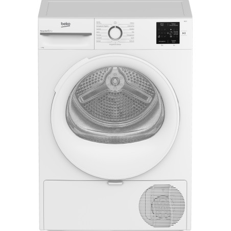 Beko BMT103EW 10kg, classe D, linea estetica NX, display touch, colore bianco, oblò bianco