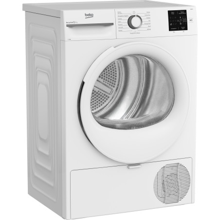 Beko BMT103EW 10kg, classe D, linea estetica NX, display touch, colore bianco, oblò bianco