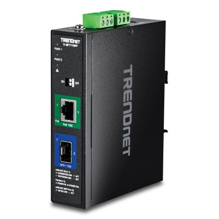 Trendnet TI-BF711SFP convertitore multimediale di rete 10000 Mbit s Nero