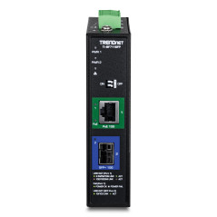 Trendnet TI-BF711SFP convertitore multimediale di rete 10000 Mbit/s Nero