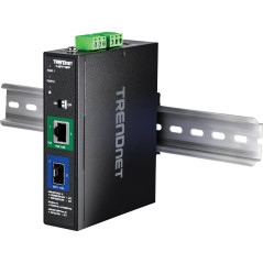 Trendnet TI-BF711SFP convertitore multimediale di rete 10000 Mbit s Nero