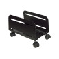LINK Carrellino Regolabile Da Cm 11.9 A Cm 20.9 Per Pc O Distruggidocumenti Colore Nero In Metallo Con Ruote