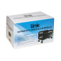 LINK Carrellino Regolabile Da Cm 11.9 A Cm 20.9 Per Pc O Distruggidocumenti Colore Nero In Metallo Con Ruote