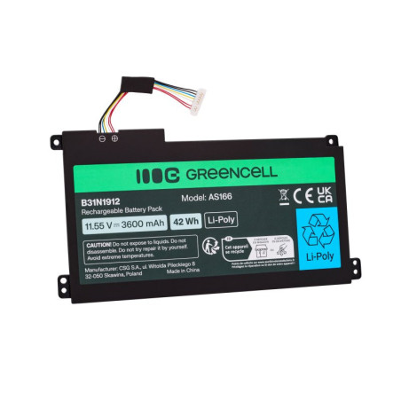 Green Cell AS166 ricambio per laptop Batteria