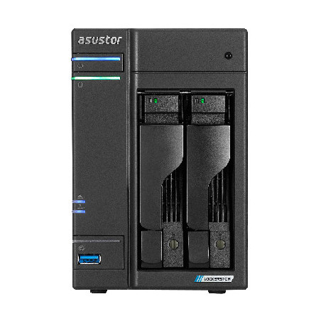 Asustor LOCKERSTOR 2 Gen2 + (AS6702T v2) NAS Desktop Intel® Celeron® N5105 4 GB DDR4 0 TB ADM Nero