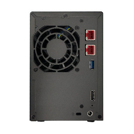 Asustor LOCKERSTOR 2 Gen2 + (AS6702T v2) NAS Desktop Intel® Celeron® N5105 4 GB DDR4 0 TB ADM Nero