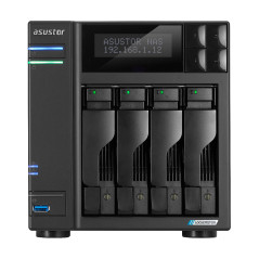 Asustor LOCKERSTOR 4 Gen2+ NAS Desktop Intel® Celeron® N5105 4 GB DDR4 ADM Nero