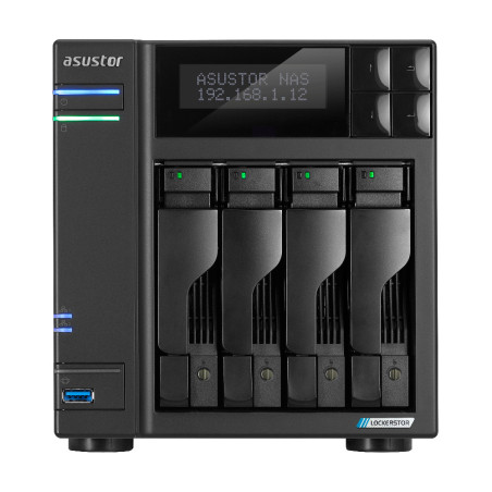 Asustor LOCKERSTOR 4 Gen2+ NAS Desktop Intel® Celeron® N5105 4 GB DDR4 ADM Nero