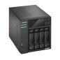 Asustor LOCKERSTOR 4 Gen2+ NAS Desktop Intel® Celeron® N5105 4 GB DDR4 ADM Nero Asustor LOCKERSTOR 4 Gen2+ NAS Desktop Intel® Celeron® N5105 4 GB DDR4 ADM Nero