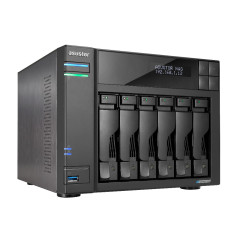 Asustor LOCKERSTOR 6 Gen2 NAS Desktop Intel® Celeron® N5105 8 GB DDR4 HDD ADM Nero