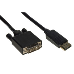LINK Cavo Displayport Maschio - Dvi Maschio Contatti Dorati Mt. 1