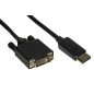 LINK Cavo Displayport Maschio - Dvi Maschio Contatti Dorati Mt. 1