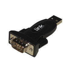 LINK Adattatore Da Pc Usb 2.0 A Porta Seriale Rs232 9 Pin Maschio Con Cavo Cm 80