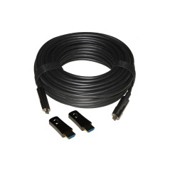 LINK Cavo Hdmi Aoc Fibra Ottica Mt 15 Con Connettori Staccabili