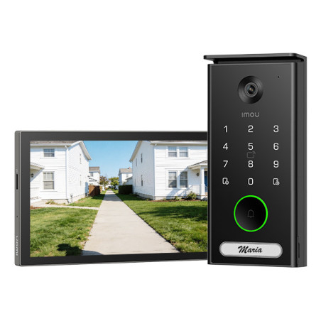 Imou Videocitofono VDP7 - 5MP, schermo da 7'', Collegamento a 2 fili, Dual-Band WiFi 2.4GHz  5GHz, 4 modalità di apertura,