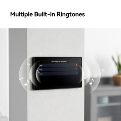 Imou Videocitofono VDP7 - 5MP, schermo da 7'', Collegamento a 2 fili, Dual-Band WiFi 2.4GHz/ 5GHz, 4 modalità di apertura,