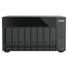 QNAP TL-D810TC4 array di dischi 0 TB Desktop Nero