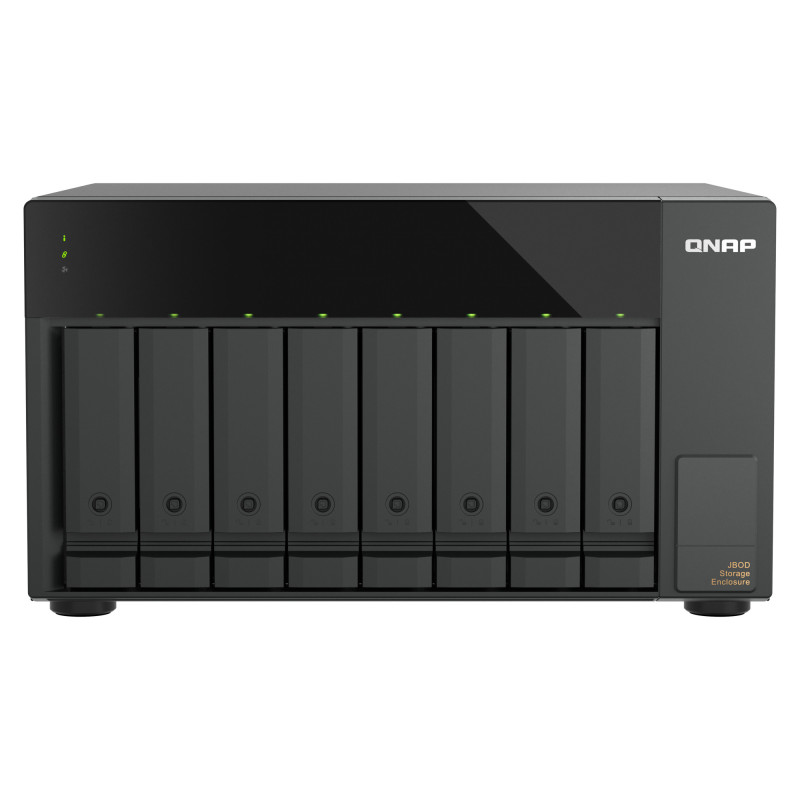 QNAP TL-D810TC4 array di dischi 0 TB Desktop Nero QNAP TL-D810TC4 array di dischi 0 TB Desktop Nero