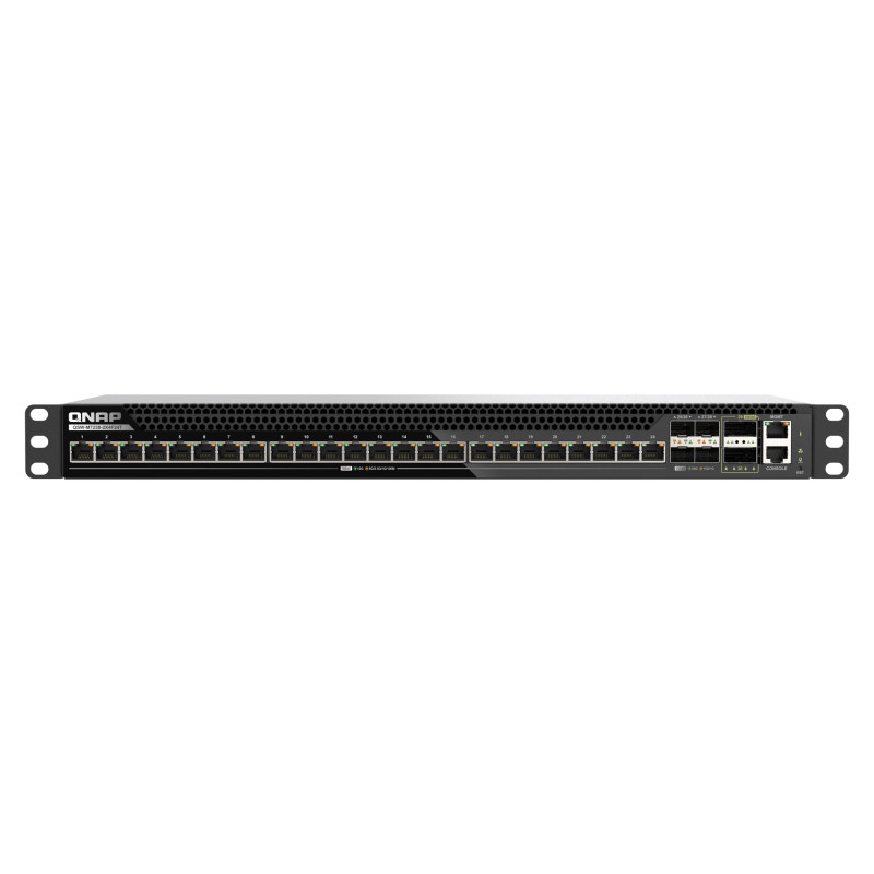 QNAP QSW-M7230-2X4F24T switch di rete Gestito L3 10G Ethernet (100/1000/10000) 1U Nero