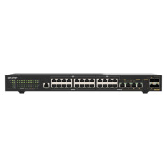 QNAP QSW-M2130P-2C2S26T switch di rete Gestito L2 2.5G Ethernet (100 1000 2500) Supporto Power over Ethernet (PoE) 1U Nero