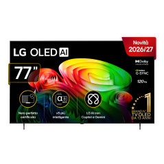 LG OLED AI 77'' Serie B6 OLED77B65LA, 4K, Nero perfetto, Dolby Vision, Processore α8 Gen3, 120Hz, G-Sync, SMART TV 2026