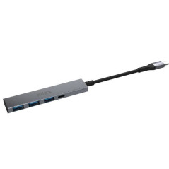 Nilox NXHUBUSBC02 hub di interfaccia USB 3.2 Gen 1 (3.1 Gen 1) Type-A + Type-C 625 Mbit s