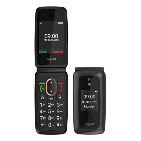 Gigaset GL795 7,11 cm (2.8") 142 g Nero Telefono per anziani