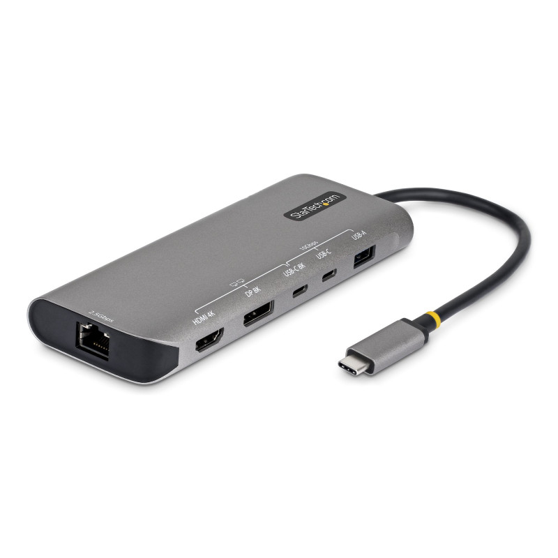 StarTech.com Adattatore Multiporta USB4 7-in-1, Dual 4K senza driver per macOS e Windows, ricarica PD 140W, Hub 3 porte 10Gbps,