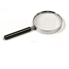 Lebez 1123 lente d'ingrandimento Nero, Argento, Trasparente