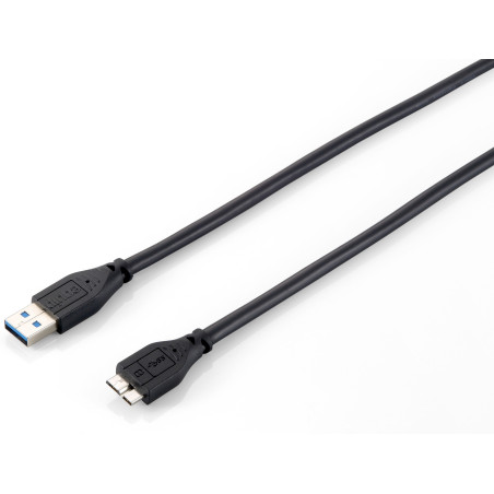 Equip 128397 Cavo da USB 3.0 A a Micro-B, M M, 1,8 m, 5Gbps, nero